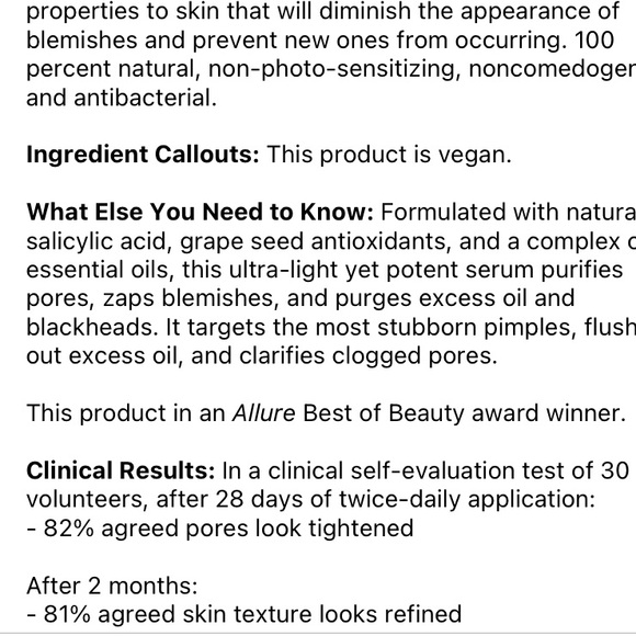 5/$25 • Caudalie Vinopure Serum - Picture 3 of 5